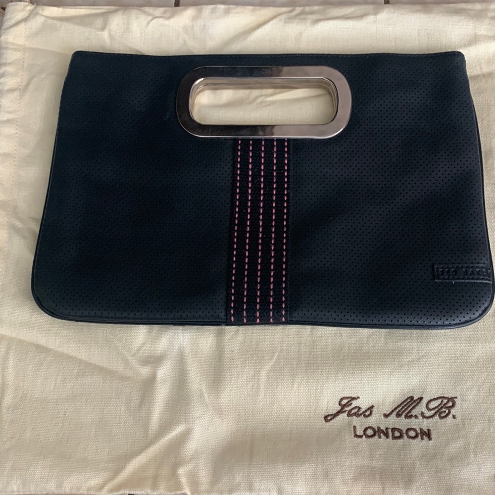Ted Baker black clutch with dustbag
